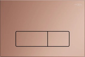 Mexen Fenix 13 slim doorspoelknop, roze goud - 601305