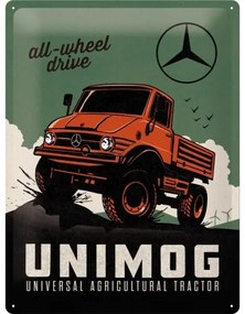 Metalen wandbord Daimlet Truck - Umomog, (30 x 40 cm)