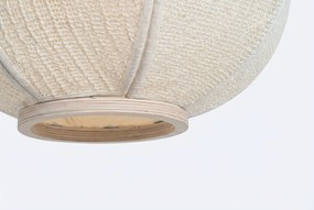 Oosterse Hanglamp Naturel Stof - Rob Taupe