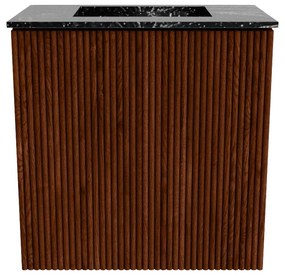 Mondiaz Joya DLux 40cm toiletmeubel ruby met wastafel faye midden zonder kraangat lava