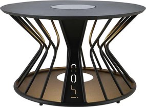 Cosilumia loungetafel met verlichting Ø70 x 41 cm - black
