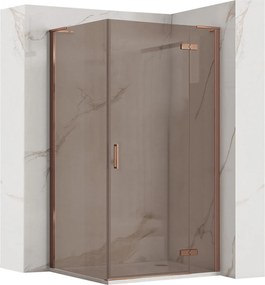 Douchecabine REA Hugo 80x90 Copper Brush