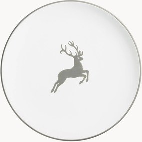 Handgemaakt dinerbord Grauer Hirsch