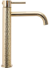 Wastafelkraan Rea Lungo Art Gold High
