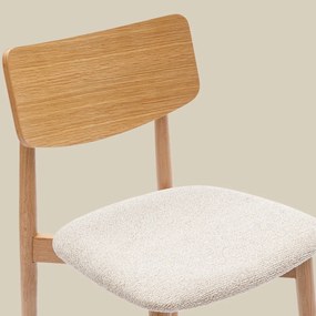 Scandinavische Stoel Eikenhout