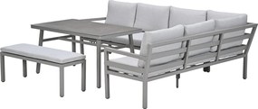 Garden Impressions Markus lounge dining set 4-delig - taupe