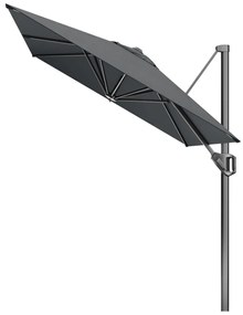 Platinum Voyager zweefparasol T1 3x2 m. - Antraciet met voet en hoes