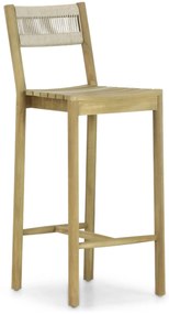 Barstoel Teak Old teak greywash Santika Suka