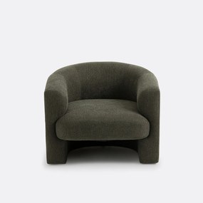 Retro fauteuil in getextureerde stof, Nolami