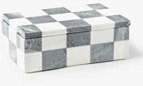Westwing Crosby Studios, marmeren juwelendoos Carreaux met deksel