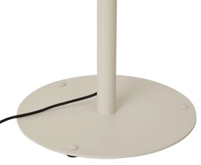 Moderne buiten vloerlamp beige met witte kap IP44 - Big Virginia