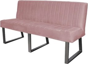 Eetkamerbank - Hengelo - stof Element lichtroze 18 - 220 cm