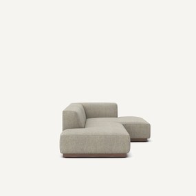 XL rechte hoekbank in tweed, JACOPO