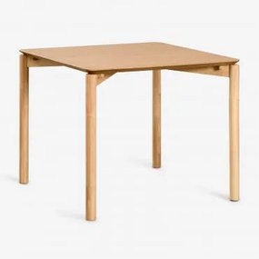 Munden Mdf Eettafel Eikenhout & 90 X 90 Cm - Sklum