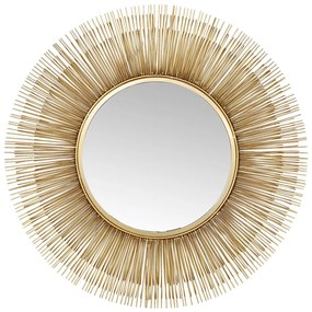 Kare Design Sunburst Tre Ronde Zonnespiegel Goud - 87x87cm