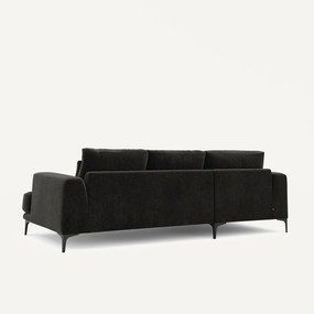 Hoekbank links fluweel chenille, Marsile