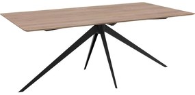 Goossens Excellent Eettafel Ferris Piramide Poot, Rechthoekig 180 x 100 cm