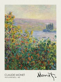 Kunstreproductie The Flower Beds (1881)