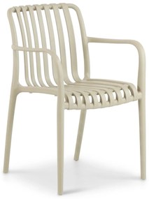 Tuinset 4 personen 160 cm Kunststof Taupe Domani Furniture Vento/Weston