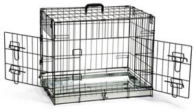 Beeztees Hondenbench 62x44x49 cm zwart