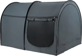 VEVOR Bedtent, Pongee-stof, ademende droomtent met 4 deuren en 0,28 inch dikke vezelstokken voor privacy naast het bed, volledige lichtwerende bedhemel, geschikt voor speelhuisjes voor kinderen en slaaptenten voor volwassenen