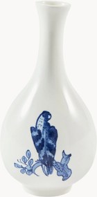 Porseleinen vaas Small Bird, H 17 cm