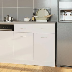 vidaXL Aanrechtblad 80x60x2,8 cm spaanplaat crèmekleurig