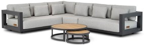 Hoek loungeset  Aluminium Grijs 6 personen 4 Seasons Outdoor Metropolitan/Lifestyle