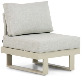Hoek loungeset 6 personen Aluminium Taupe  Lifestyle Garden Furniture Lorenzo