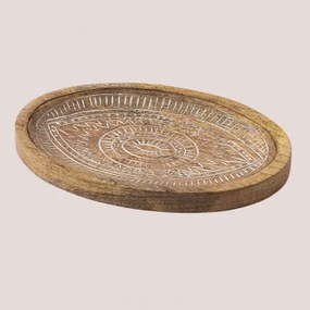 Decoratieve Schaal Van Mangohout Kaloyan ↔︎ 25 Cm - Sklum