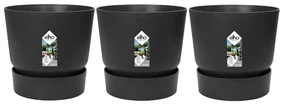 3x Pot elho Greenville zwart