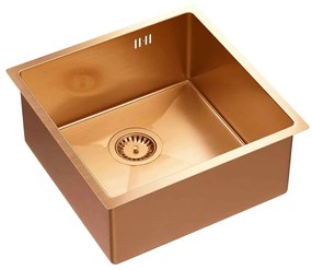 Stalen spoelbak ANTHONY 50 COPPER
