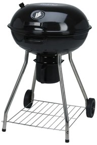 ProGarden Vaggan Houtskoolbarbecue op wielen 56 cm zwart