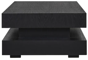 Richmond Interiors Oakura Rechthoekige Salontafel Zwart - 150 X 80cm.