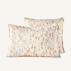 Kussensloop van gewassen perkal, draaddichtheid van 120, LINA