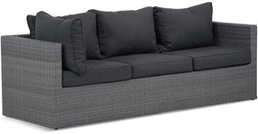 Loungeset  Wicker Grijs  Garden Collections loungeset