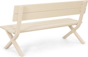 Tuinbank  aluminium 160 cm Aluminium Taupe-naturel-bruin  Presto Crosano