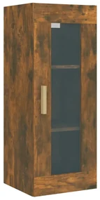 vidaXL Hangkast 34,5x34x90 cm gerookt eikenkleurig
