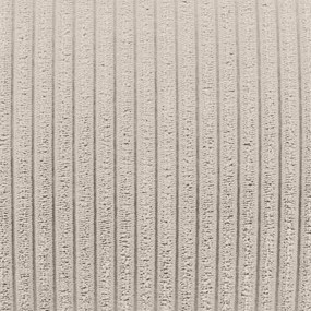 Cloudy Zitzak Corduroy + Poef - Beige