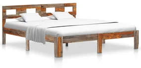 vidaXL Bedframe massief sheeshamhout 180x200 cm