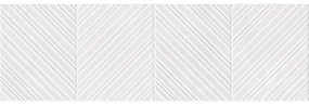 Colorker Premiere Wandtegel Decor - 31.6x100cm - 10.4mm - gerectificeerd - mat Aquila white (wit) 1989813