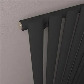 Eastbrook Tunstall radiator 50x180cm 1099W zwart mat