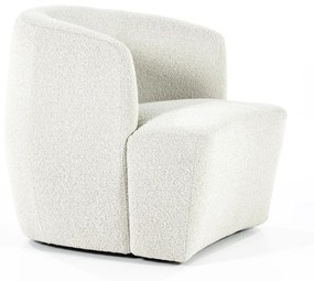 Eleonora Charlotte Ronde Fauteuil Beige Boucle