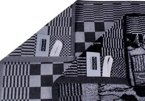 Keukendoek boerderij– 6 stuks – 50×50 – zwart