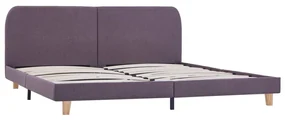 vidaXL Bedframe stof taupe 180x200 cm