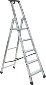 Escalo quadra aluminium - Industriële aluminium trapladder - 5 treden
