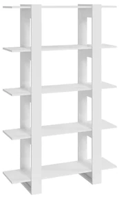 vidaXL Boekenkast/kamerscherm 100x30x160 cm hoogglans wit