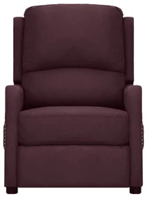 vidaXL Fauteuil verstelbaar stof paars