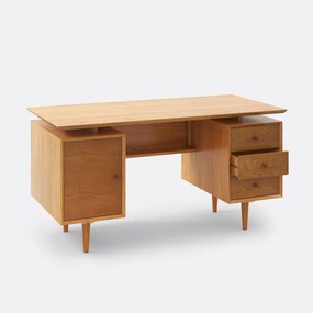 vintage bureau, 2 kisten, Quilda