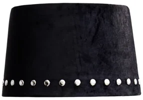 Lampenkap velvet – lampenkap Bristol, groot – lampenvoet zwart